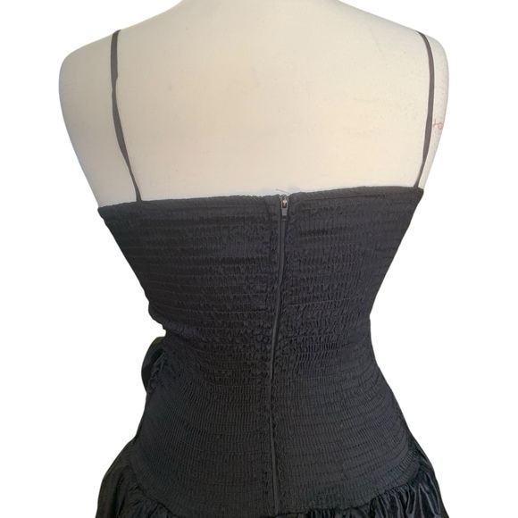 Vintage Steppin’ Out black ruched bodice  with puffy skirt  mini dress size 7 - Picture 6 of 7